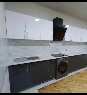 Sifarişlə mətbəx mebeli: Sifarişlə mətbəx dəsti, MDF — 27