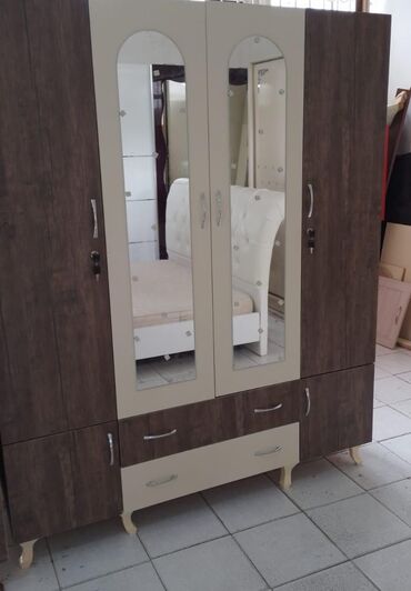 Dolablar: Yeni, Açılan, 4 qapılı Düz dolab, Qarderob, paltar dolabı, Azərbaycan — 22