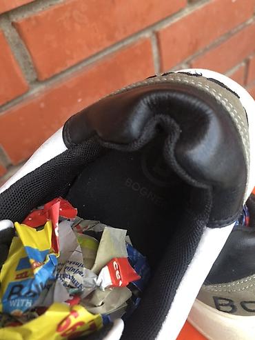 Patike: Bogner patike – bele kožne lifestyle/sneakers patike sa crnim pertlama — 3