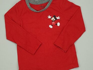 bluzki młodzieżowe dziewczęce: Bluzka, Disney, 1.5-2 lat, 86-92 cm, stan - Dobry
