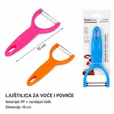 KMT Plastična drška ljuštilica 5403970 Praktična ljuštilica za voće i