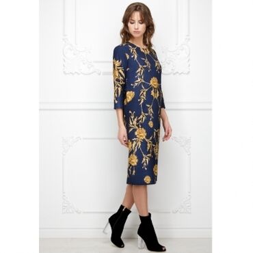 платья из штапеля фасоны фото: Повседневное платье, 5XL (EU 50)