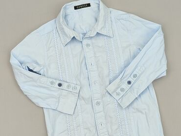 Shirt 4-5 years, condition - Very good, pattern - Monochromatic, color - Light blue
