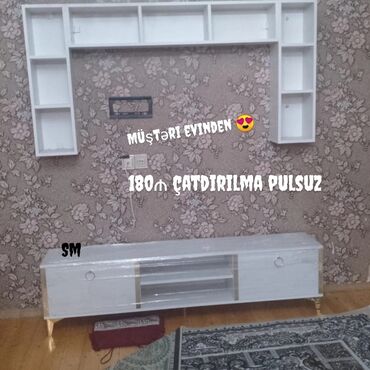 TV altlığı: *TV📺STEND* 90 azn çatdırılma pulsuz(şəhərin içi ətrafı ) Ölçü — 4