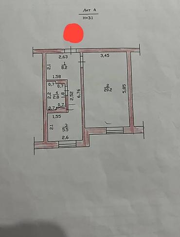 коридорного: 1 комната, 36 м², 5 мкр Индивидуалка, 3 этаж — 7