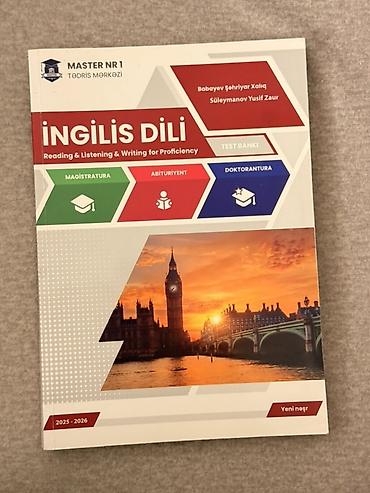 Testlər: Məhsul: “İngilis Dili – Reading & Listening & Writing for — 1