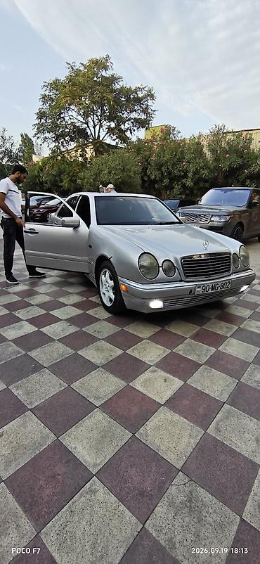 sernisin qazel: Mercedes-Benz E-Class (W210) sedan - Kuzov: 4 qapılı sedan, gümüşü — 3
