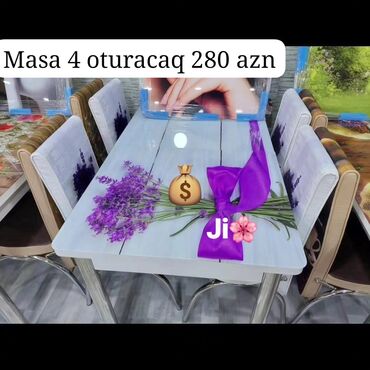 Divan və masa dəstləri: Yeni, 4 stul lalafo.az -da Divan və masa dəstləri: Yeni, 4 stul