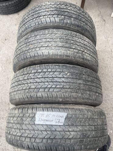 Шины: Шины 195 / 65 / R 14, Лето, Б/у, Комплект, Легковые, Bridgestone