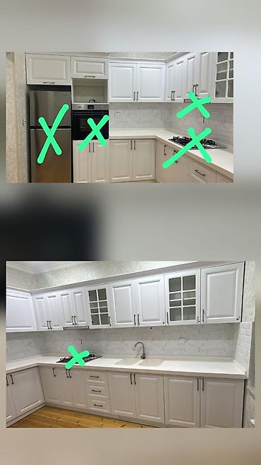 Mətbəx mebeli 1350 azn. Tecili ideal veziyyetde demek olar iwlenmiyib — 1
