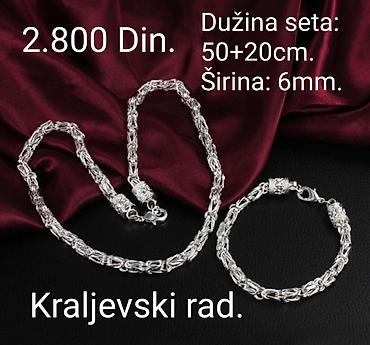 sat citizen: Posrebreni set nakita za muškarce sa žigom S925. od hirurskog čelika — 1