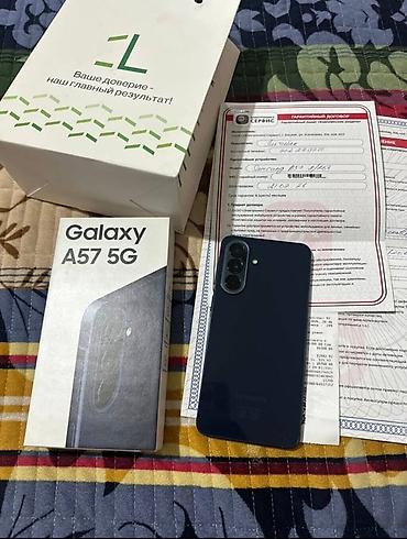 раскладные телефоны: Samsung Galaxy A57, Новый, 256 ГБ, цвет - Синий, 1 SIM, 2 SIM — 1