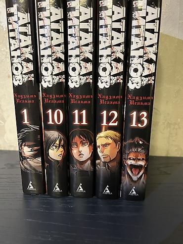 manqa kitab: Məhsul: “Атака Титанов” (Attack on Titan) manqa seriyası – rus dilində — 1