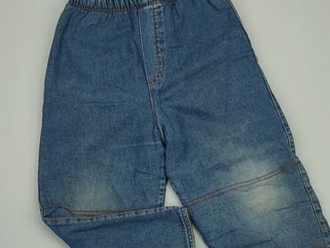 spodnie jeans slim: Spodnie jeansowe, 3-4 lat, 104, stan - Zadowalający