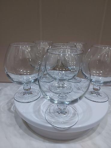 set qablari: Qədəhlər, Şüşə, 6 ədədli dəst — 1