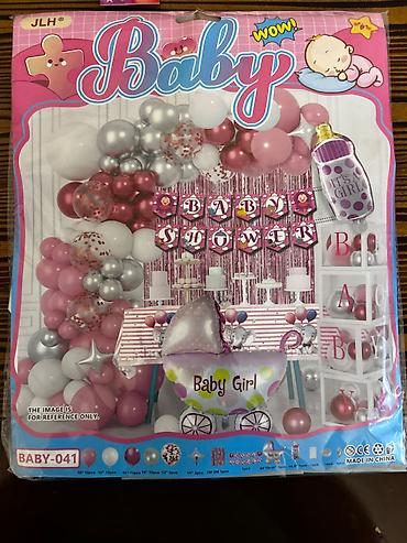 girl: Baby show ucun dekor warlar,yapiwqanlarmen geldim dekoru,it’s a girl — 1
