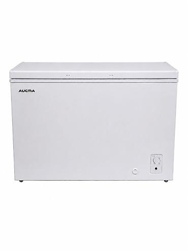 mini refrigerator: Морозильный ларь AUCMA BD-327KFW — горизонтальный морозильник объемом — 1