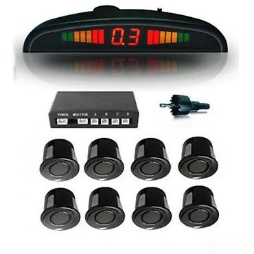 digitalni manometri: Parking senzori 8 sonde. Novi parking senzori sa 8 sonde (4 napred i 4 — 1