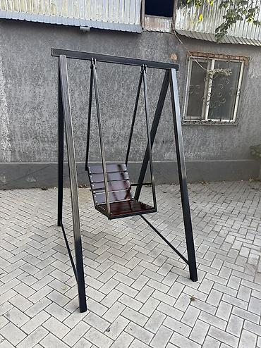 кухоный стол стул: Садовые качели Металл, Со спинкой, Без крыши — 2