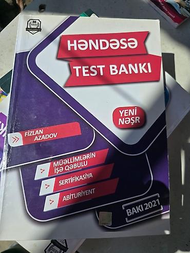 Спорт и хобби: Məhsul: Həndəsə Test Bankı – Yeni nəşr Müəllif: Fizlan Azadov — 1