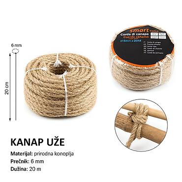 KMT konoplje od konoplje 2406259-A Prirodni kanap/užе od konoplje