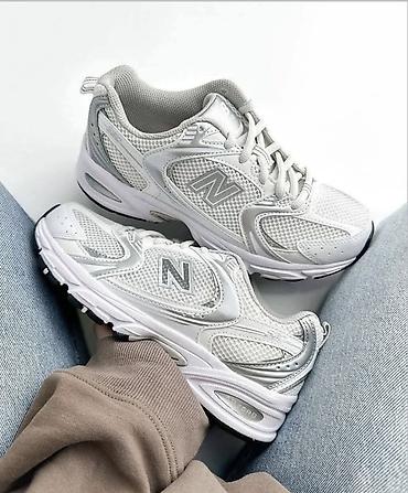 Кроссовки New Balance 530, белые/серебристые. 100% оргинал С коробкой