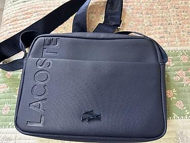 lacoste сумка: Классическая сумка, Материал: Искусственная кожа, Застежка на молнии, Мужские, Новый — 3