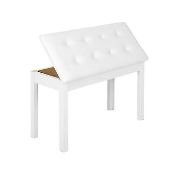 №: 8583 Məhsulun adı: Oturacaq Symphony MSB017, ağ, 74.4x32.5x47.5 sm