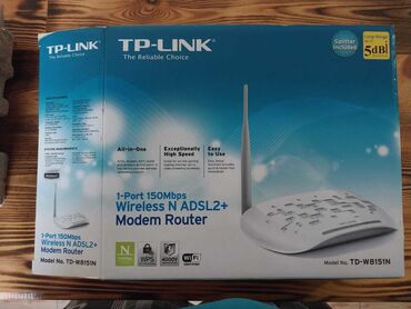 Modemlər və şəbəkə avadanlıqları: TP-Link TD-W8151N – 1-Port 150Mbps Wireless N ADSL2+ Modem Router — 14