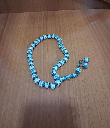 tesbeh zikri: Məhsul: Misdə tasbeh (zikir təsbehi) - Material: Şüşə görünüşlü — 1
