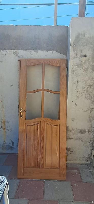 taxta qutular: İşlənmiş Otaq qapısı 90x200 sm Zamok ilə, Zəmanətli, Ödənişli çatdırılma — 5