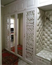 Мебель на заказ: Услуги покраски мебельных фасадов шкафы,прихожкидвери рестоврация — 7