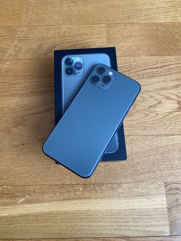 iphone x qiymeti 2 ci el: IPhone 11 Pro, 64 ГБ, Matte Midnight Green, Face ID