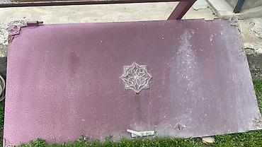 Həyət darvazaları: Metall darvaza və çərçivə dəsti - Material: qalın metal (səthdə — 1