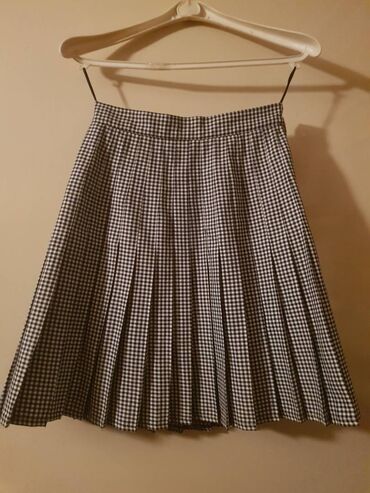 karirana suknja kombinacije: S (EU 36), Mini, bоја - Šareno