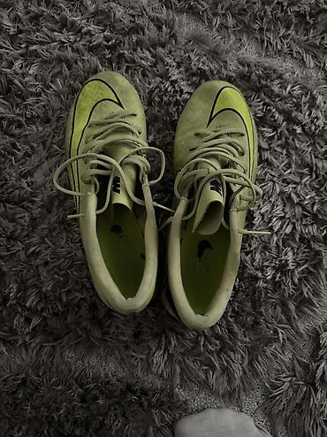 Футбольные бутсы/сороконожки Nike Mercurial (NIKESKIN), лимонно‑желтые at lalafo.kg Футбольные бутсы/сороконожки Nike Mercurial (NIKESKIN), лимонно‑желтые
