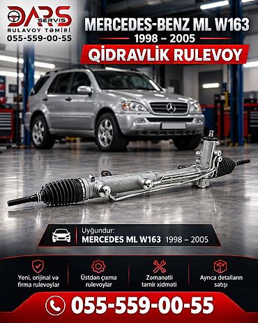 mersedes beyni: 🔥 MERCEDES ML W163 ÜÇÜN 1998–2005 RULEVOY / RULAVOY REYKA 🔥 🚙 Mercedes — 1