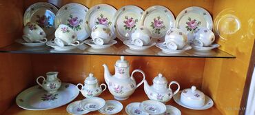 Çay dəstləri və servizlər: Çay dəsti, Farfor, Madonna, 6 nəfərlik, Almaniya