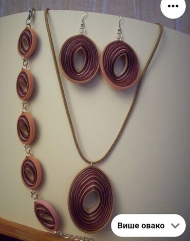 Minđuše: Pirsing, Handmade, Materijal: Epoksi smola — 59