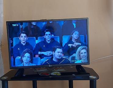 ТВ и видео: LG televizor + şüşə TV stendi - 82 Ekran - Pultu var Televizor — 4