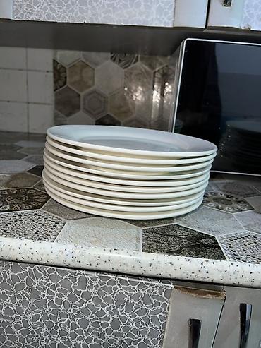 Наборы посуды: Набор тарелок (2 вида) - Глубокие белые тарелки, классическая форма — 8