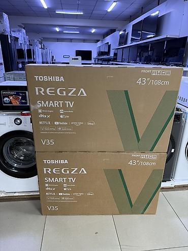 Телевизор TOSHIBA REGZA V35, 43" (108 см), Smart TV Основные at lalafo.kg Телевизор TOSHIBA REGZA V35, 43" (108 см), Smart TV Основные