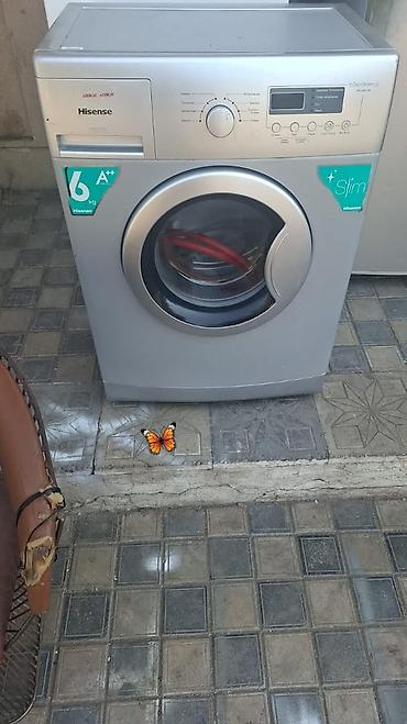 Məişət texnikası: Hisens paltaryuyan boz 6 kg 250m çatdırılma pulsuz. SAMİRƏ — 1