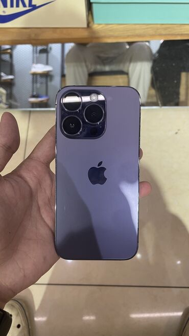 айфон 14 бу: IPhone 14 Pro, Б/у, 256 ГБ, Deep Purple, 87 %