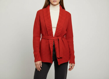 allegro sukienki zimowe damskie: Women`s knitwear, size XS (EU 34)