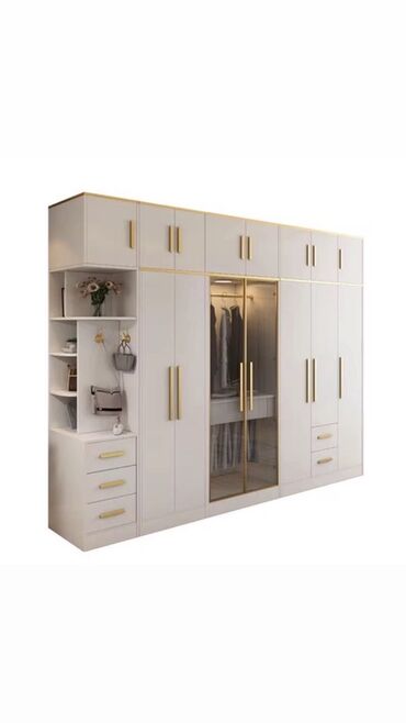 fasad boya renkleri: Распашной, Прямой шкаф, Гардеробный шкаф