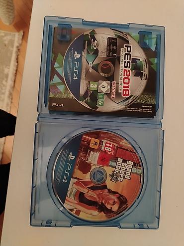 Video oyunlar və konsollar: Ps4 ucun gta5 ve pes2018 ciziqsiz ter temizdiler ikisi biryerde — 2