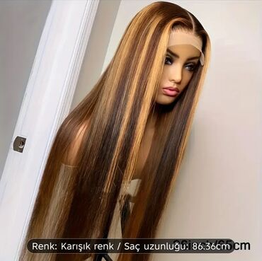 Təbii saçlar, pariklər: Parik, Təbii, Yeni — 5