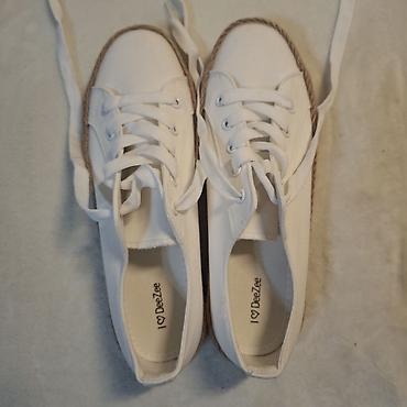 zara haljina s: Beli ženski platneni patike/espadrile DeeZee - Brend/model: DeeZee — 6