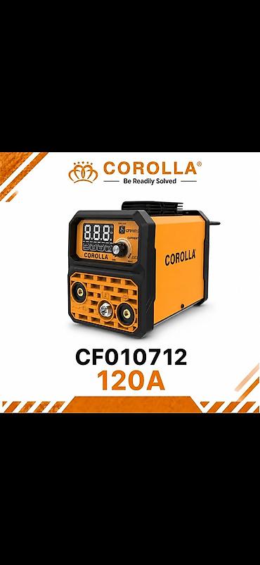 Инверторный сварочный аппарат COROLLA CF010712, 120A - Тип: MMA/SMAW lalafo.kg да Инверторный сварочный аппарат COROLLA CF010712, 120A - Тип: MMA/SMAW